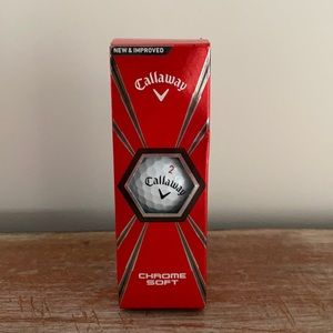 CALLAWAY CHROME SOFT GOLF BALLS 3-PACK
